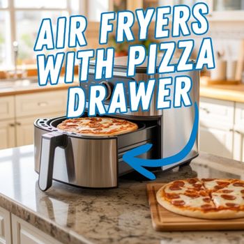 Air fryers with pizza drawer